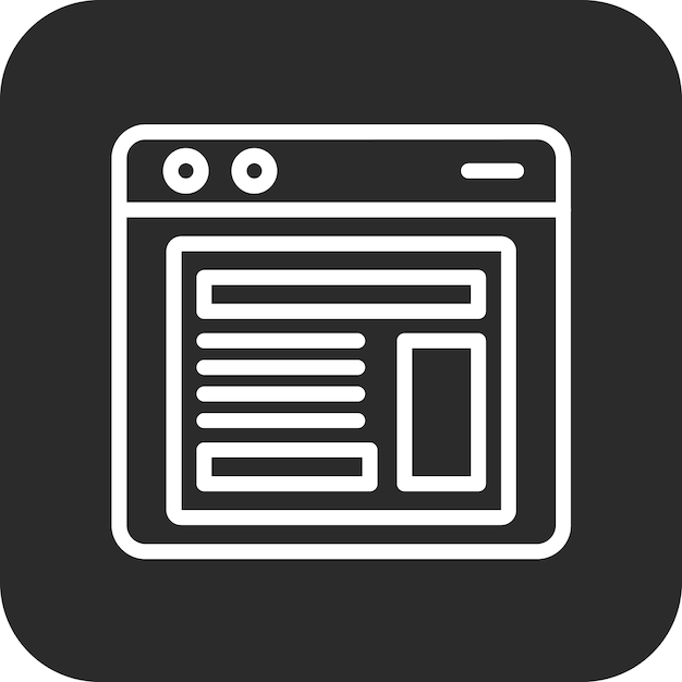 Ilustración de la plantilla de iconos vectoriales del conjunto de iconos de comunicaciones