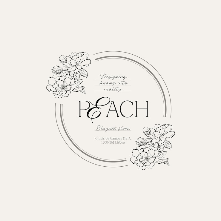 Vector ilustración de plantilla de logotipo de flor vintage para marca