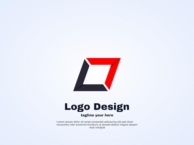 Ilustración de la plantilla del logotipo logístico de transporte vectorial.