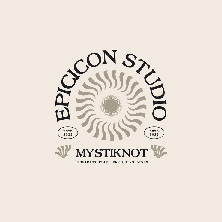 Vector ilustración de plantilla de logotipo vintage boho flower para marca