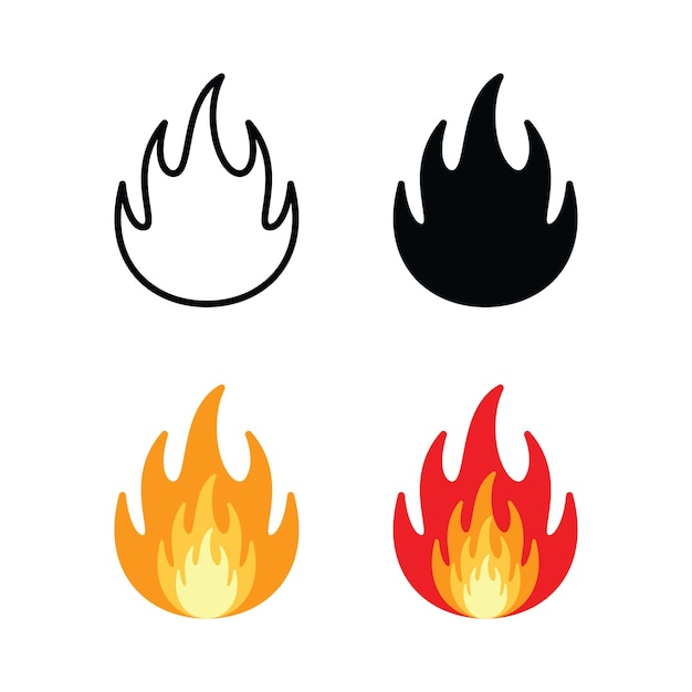 ilustración de plantilla vectorial de diseño de logotipo de icono de seguro de incendio con estilo moderno EPS 10