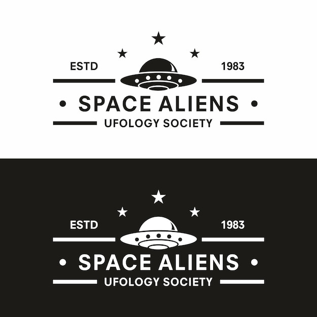 Ilustración de la plantilla vectorial del espacio del logotipo vintage