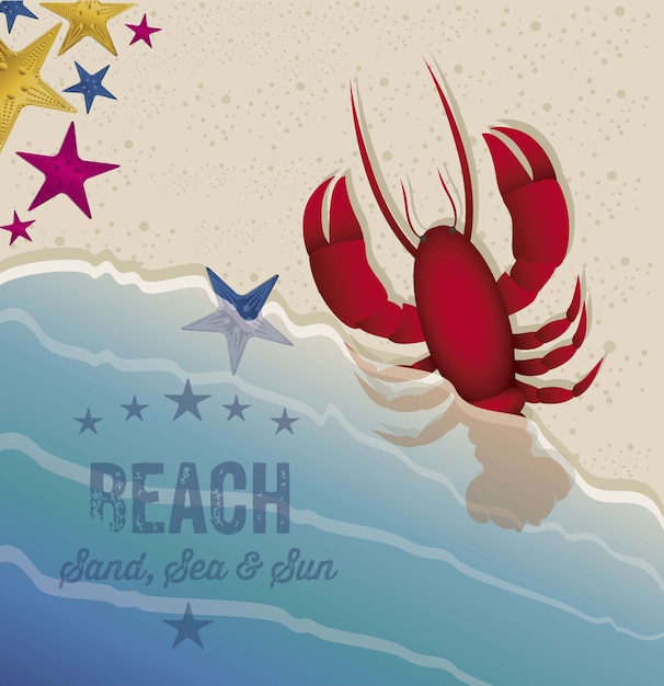 Ilustración playa