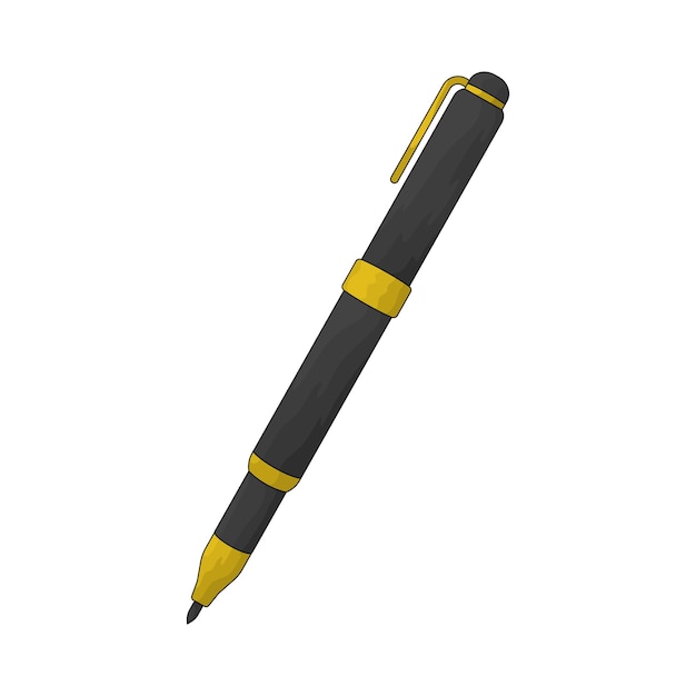 Ilustración de pluma
