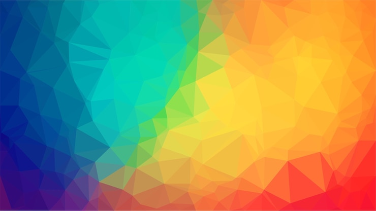 Vector ilustración poligonal multicolor fondo geométrico en estilo origami.