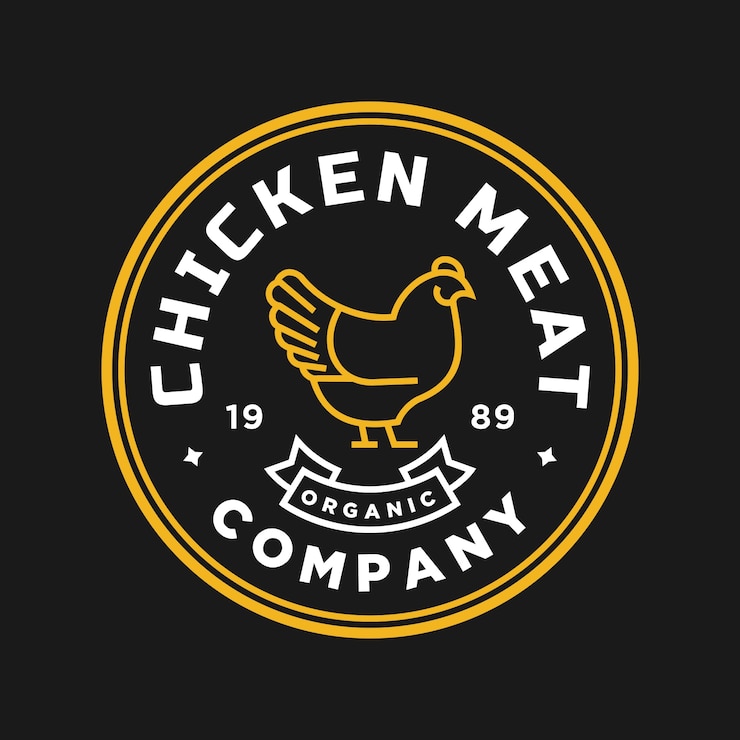 Vector ilustración de pollo vector logo