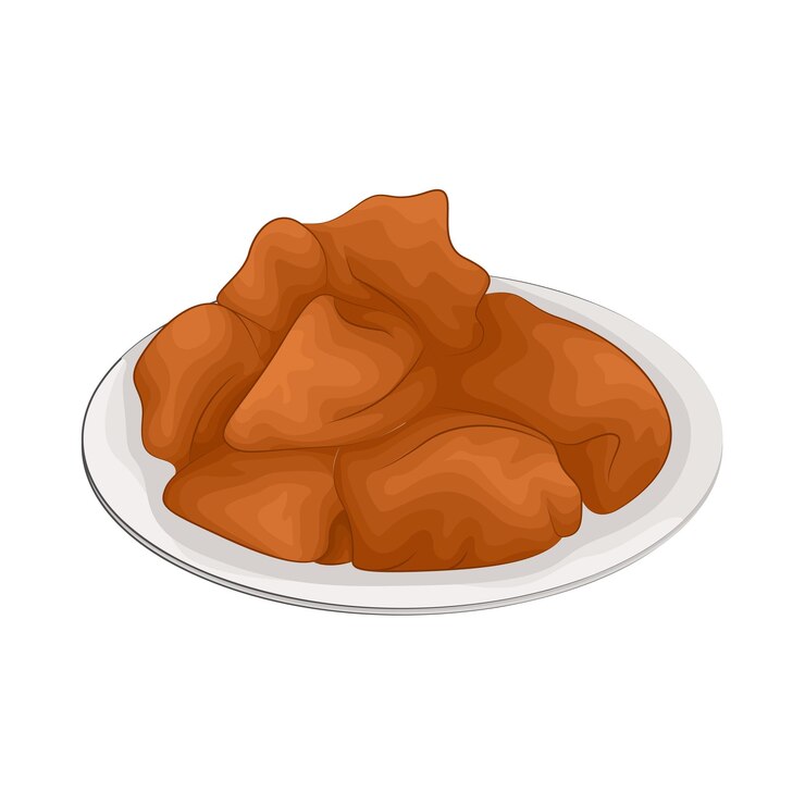 Vector ilustración de un pollo