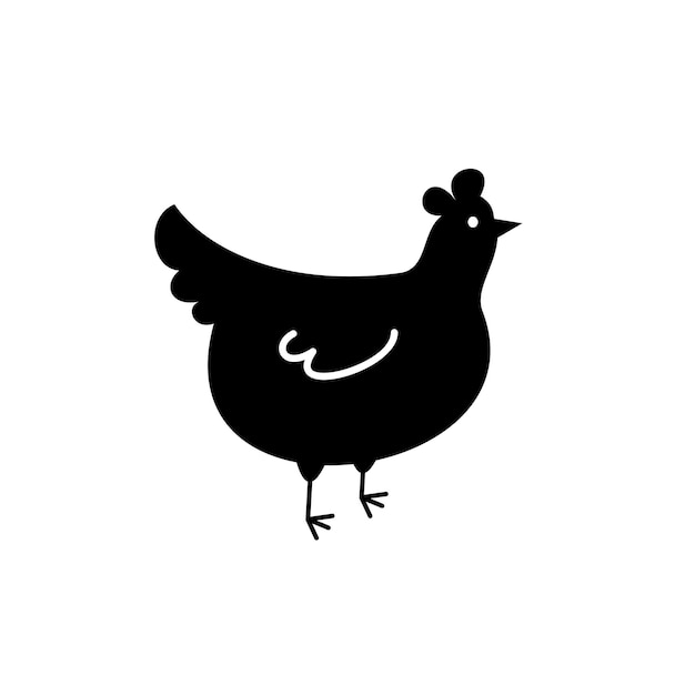 Vector ilustración del pollo