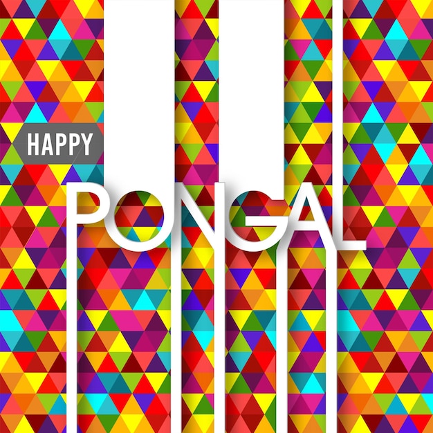 Ilustración de Pongal para la celebración del festival de la comunidad hindú
