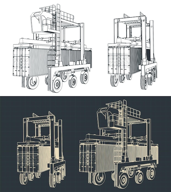 Ilustración del portador de transbordadores