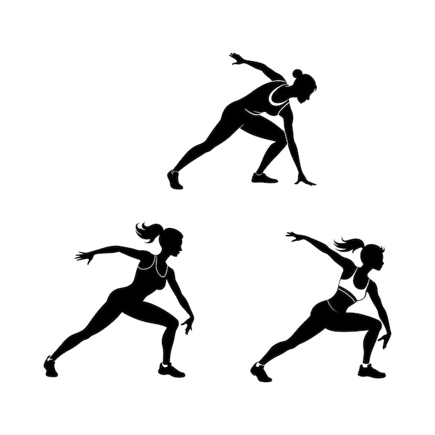 Ilustración de posturas de yoga