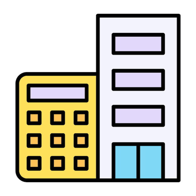 Ilustración del presupuesto plano del hotel