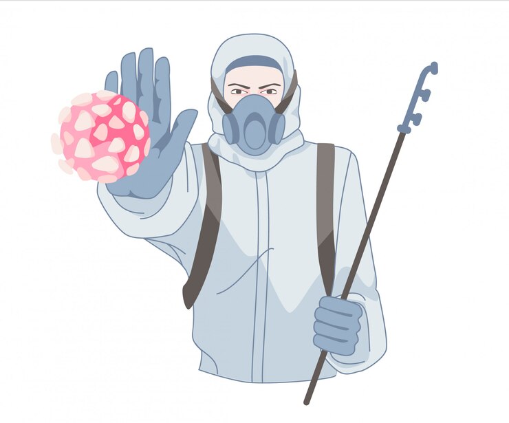 Vector ilustración de prevención de coronavirus