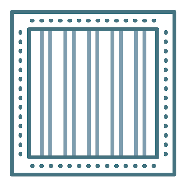 Ilustración de la prisión plana