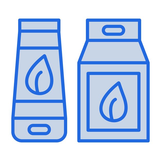 Ilustración del producto en tonos azules naturales