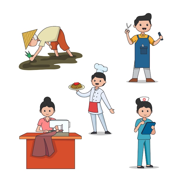 ilustración de profesión