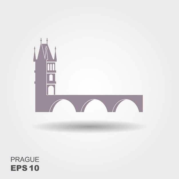 Ilustración del Puente de Carlos Praga