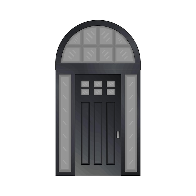 Vector ilustración de la puerta