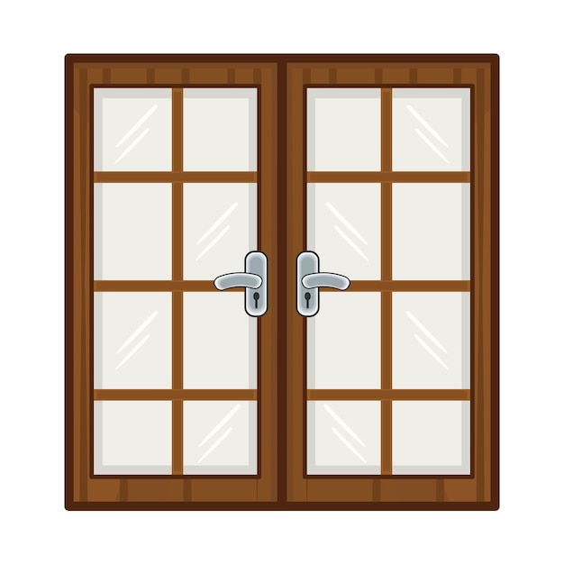 Vector ilustración de la puerta