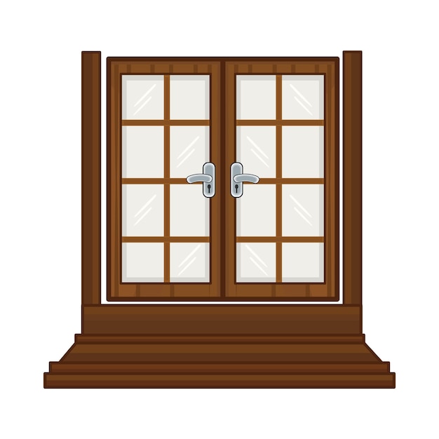 Vector ilustración de la puerta