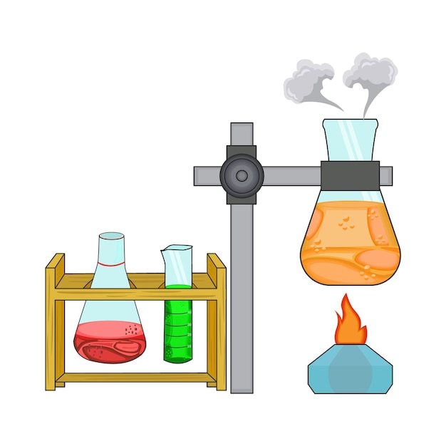 Vector ilustración de química