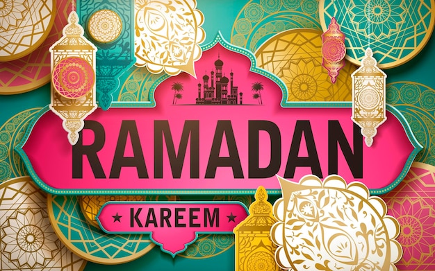 Ilustración ramadan kareem