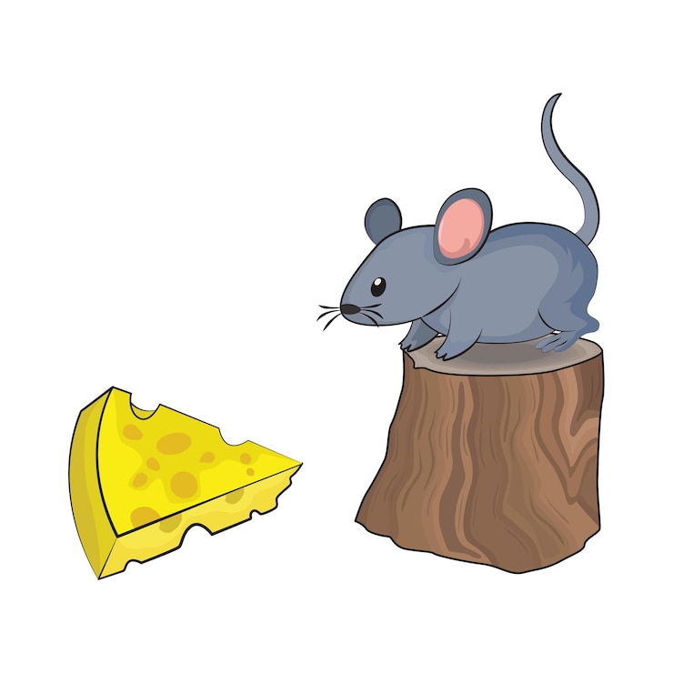 Vector ilustración de un ratón
