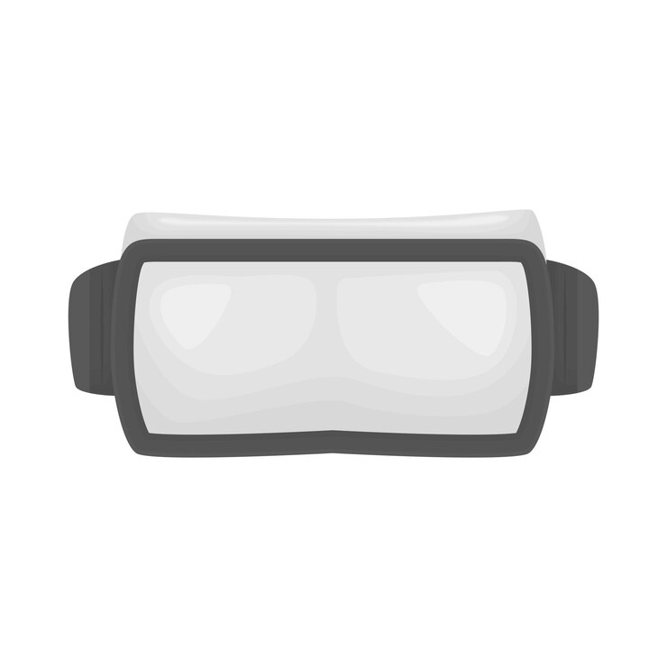 Vector ilustración de la realidad virtual