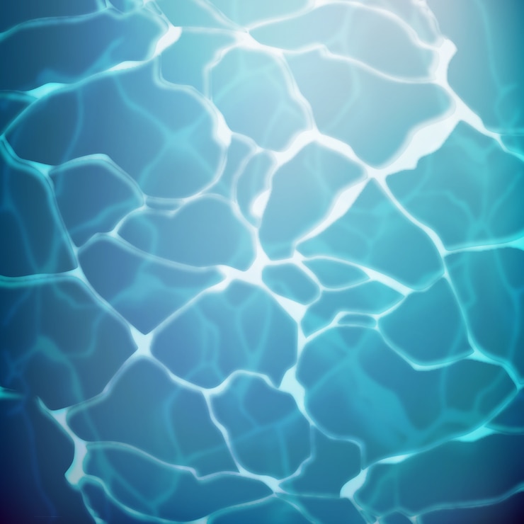 Vector ilustración realista del agua