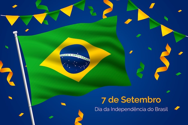 Ilustración realista para la celebración del 7 de septiembre.