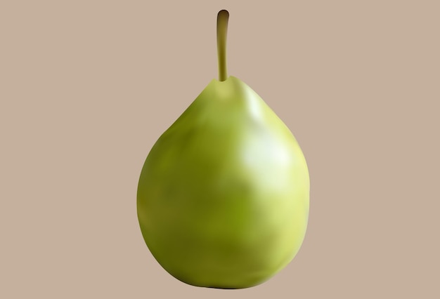 Ilustración realista de un vector de guayaba verde