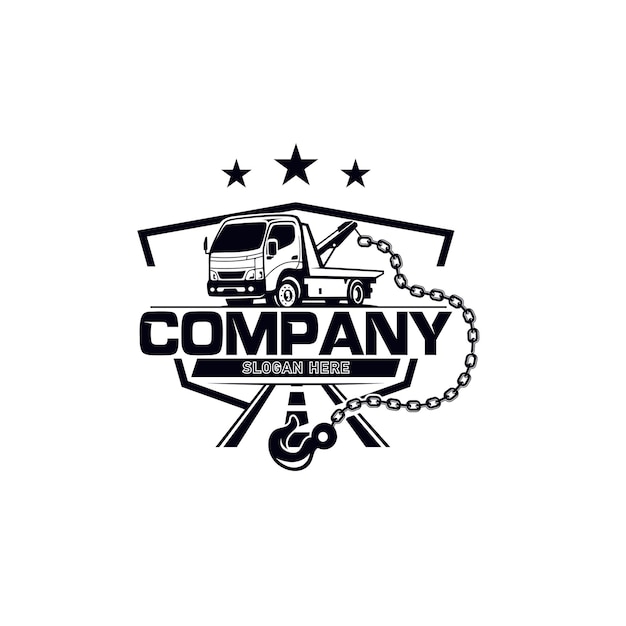 Ilustración de recuperación de logotipo de automóvil amplificador vectorial