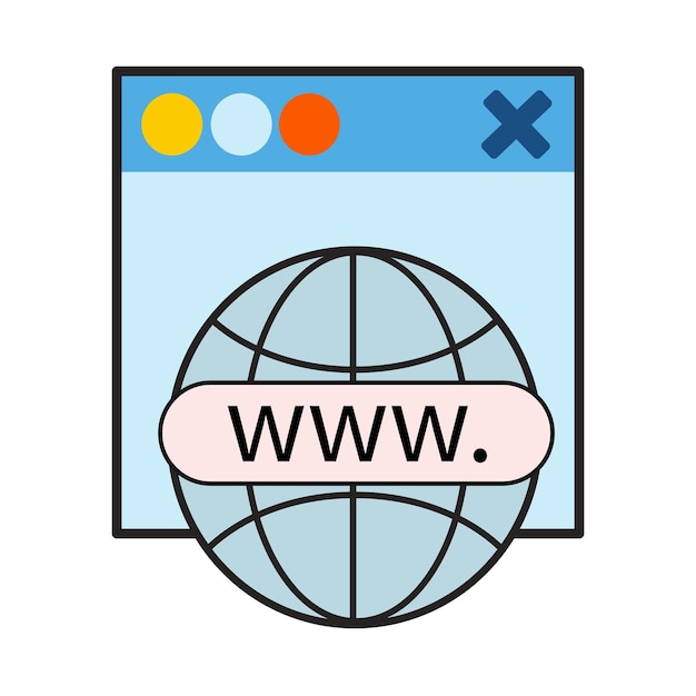 Vector ilustración de la red