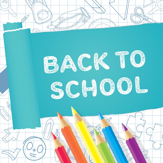 Ilustración de regreso a la escuela
