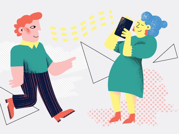 Ilustración de relaciones