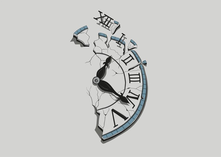 Ilustración de reloj dibujado a mano