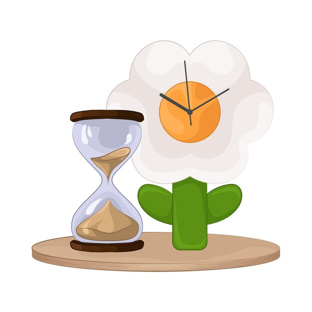 Vector ilustración de un reloj