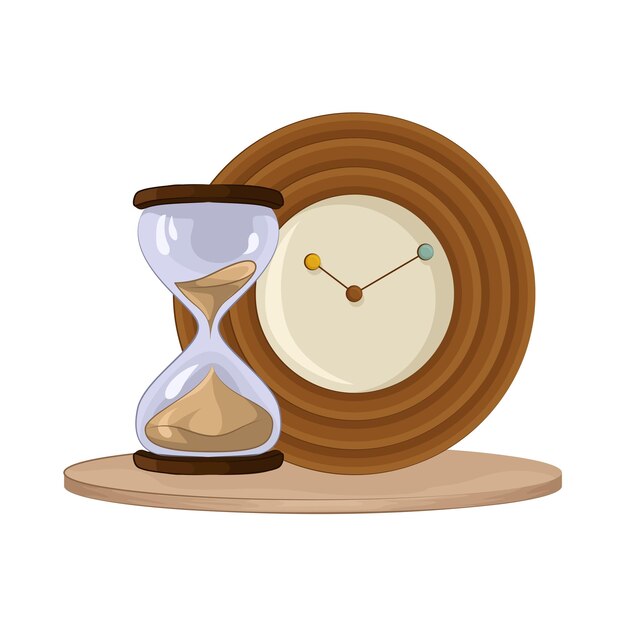 Ilustración de un reloj