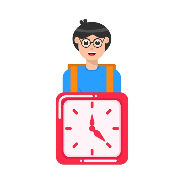 Ilustración del reloj