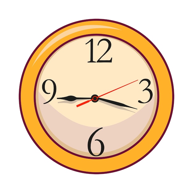 Vector ilustración de un reloj