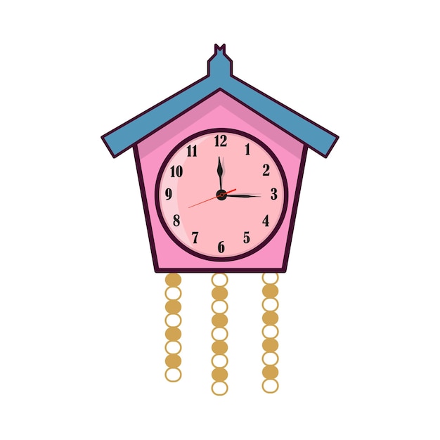 Vector ilustración de un reloj