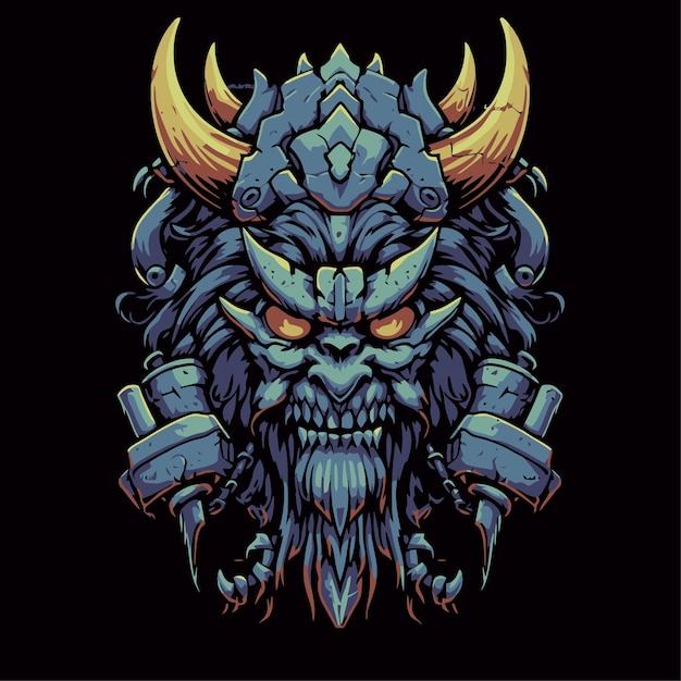 Ilustración de rey monstruo más fuerte