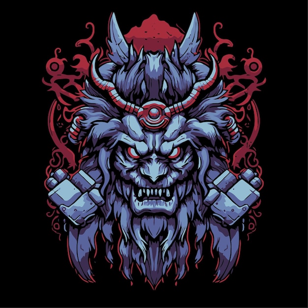 Ilustración de rey monstruo más fuerte