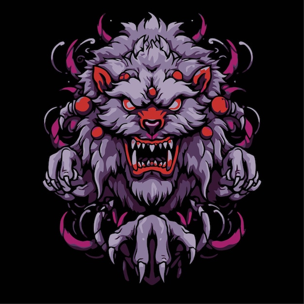Ilustración de rey monstruo más fuerte