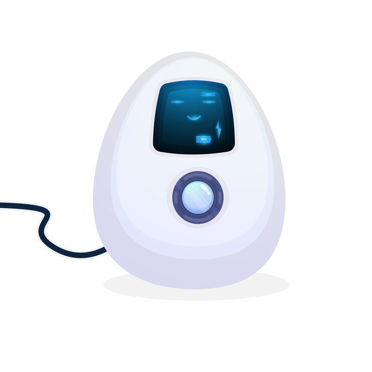 Vector ilustración de robot de dibujos animados
