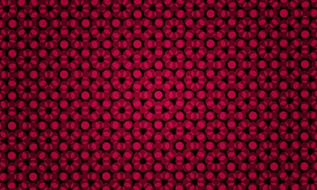 Ilustración roja abstracta con burbujas de colores en el estilo de la naturaleza. Patrón para anuncios futuristas, folletos.