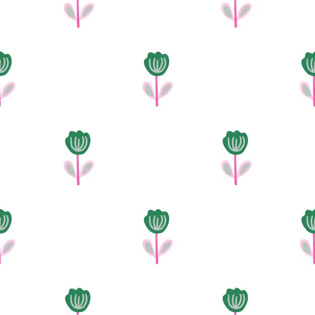Ilustración romántica y abstracta de rosas en un diseño sin costuras