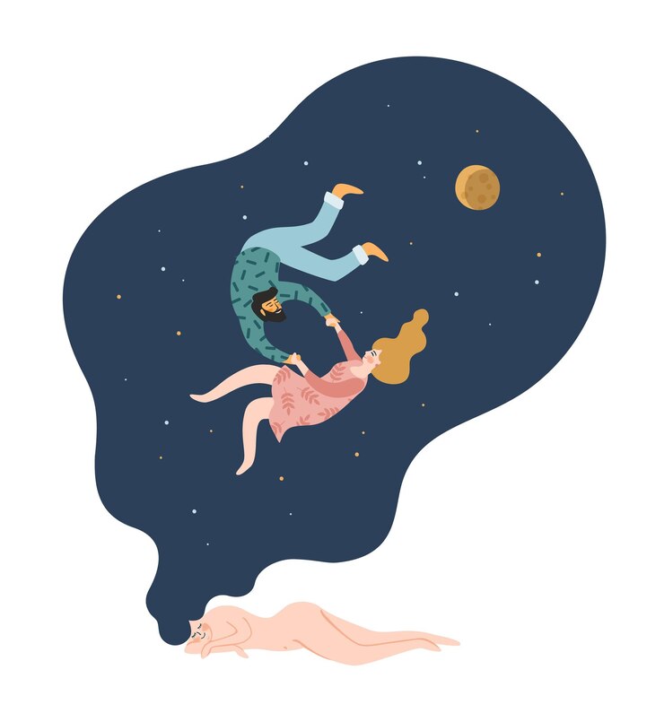 Vector ilustración romántica con personas relación de historia de amor amor concepto de diseño vectorial para el día de san valentín y otros usos