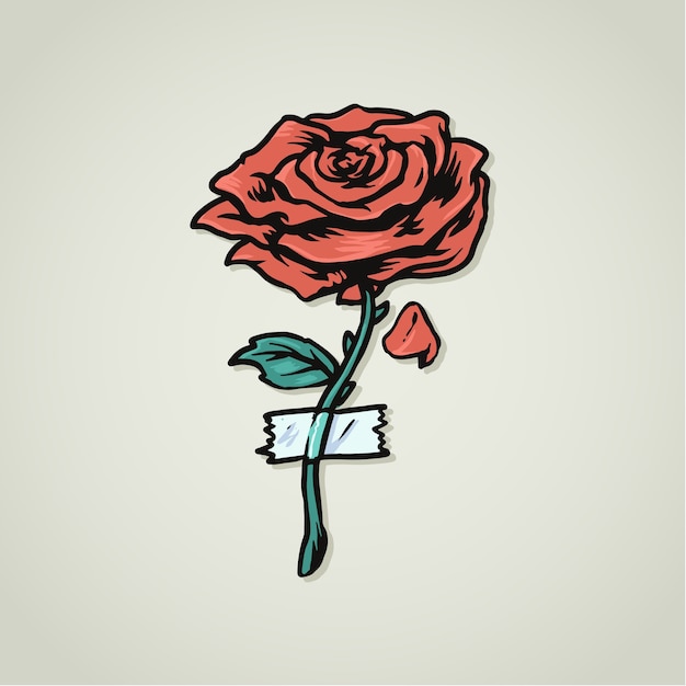 Ilustración de las rosas