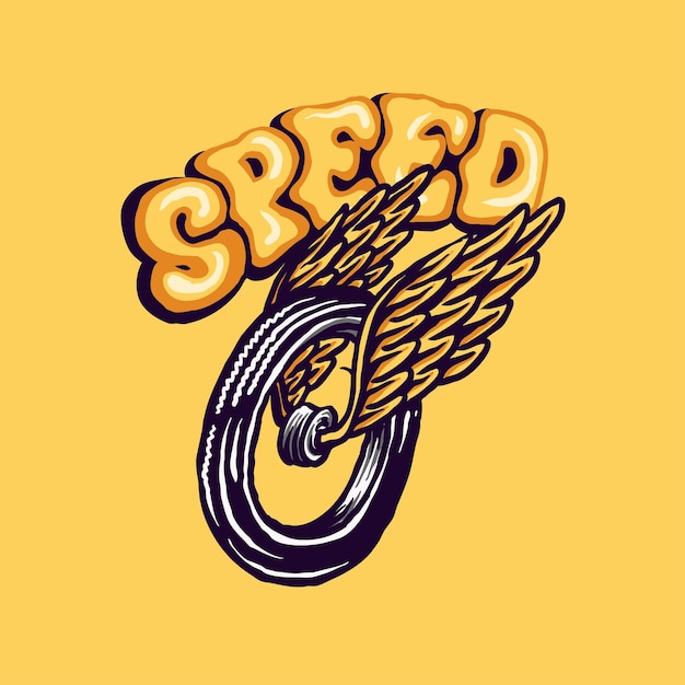 Ilustración de ruedas de velocidad